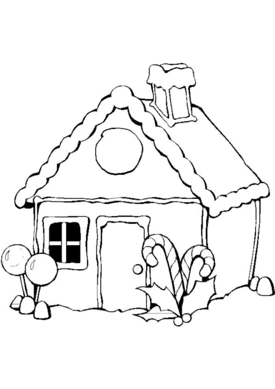 Coloring page: Cottage (Buildings and Architecture) #169948 - Free Printable Coloring Pages