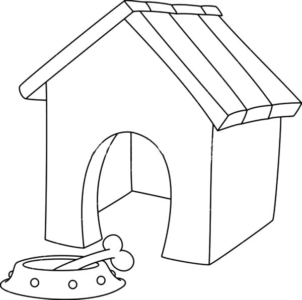 Coloring page: Dog kennel (Buildings and Architecture) #62432 - Free Printable Coloring Pages