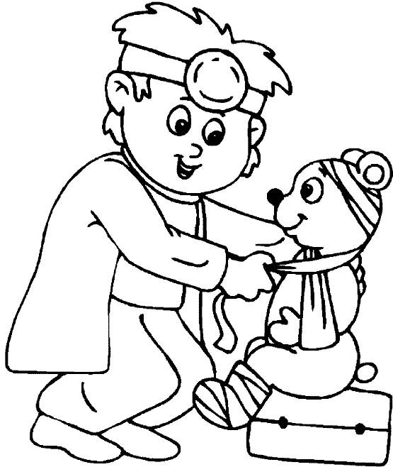 Coloring page: Hospital (Buildings and Architecture) #61878 - Free Printable Coloring Pages