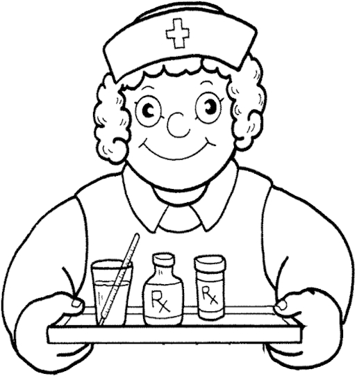 Coloring page: Hospital (Buildings and Architecture) #61961 - Free Printable Coloring Pages