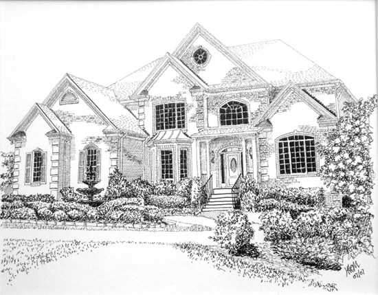 Coloring page: House (Buildings and Architecture) #66471 - Free Printable Coloring Pages
