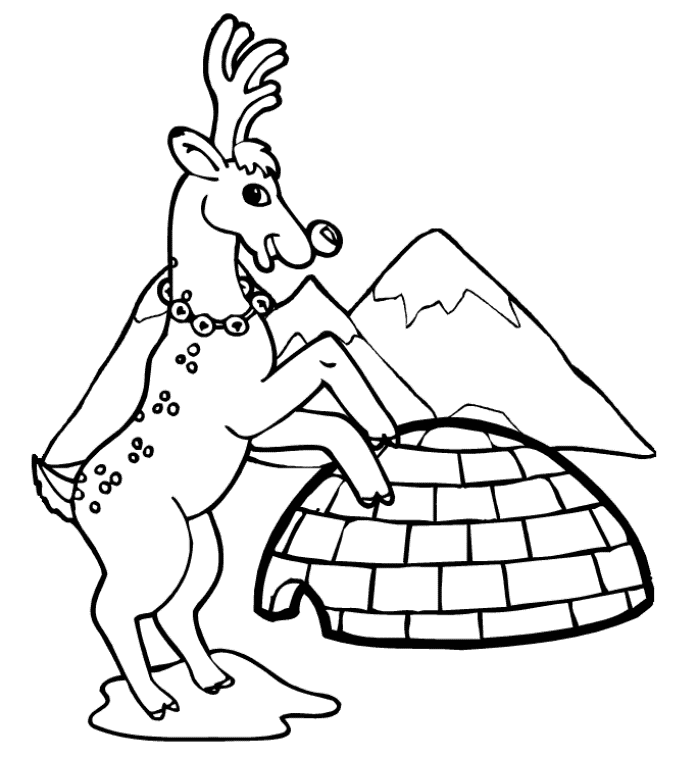 Coloring page: Igloo (Buildings and Architecture) #61661 - Free Printable Coloring Pages