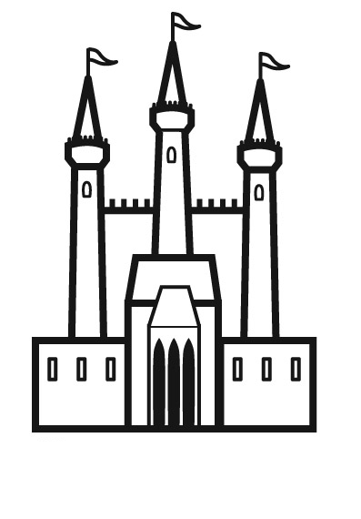 Coloring page: Palace (Buildings and Architecture) #62522 - Free Printable Coloring Pages