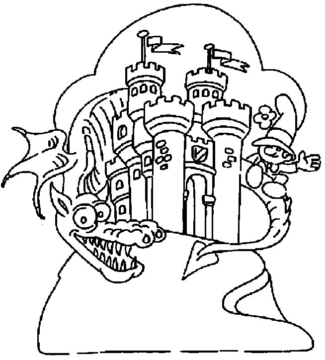 Coloring page: Palace (Buildings and Architecture) #62598 - Free Printable Coloring Pages