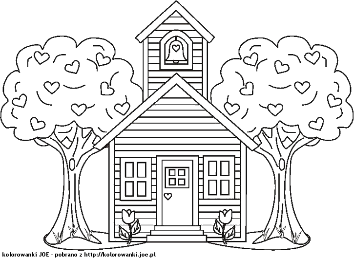 Coloring page: School (Buildings and Architecture) #66816 - Free Printable Coloring Pages
