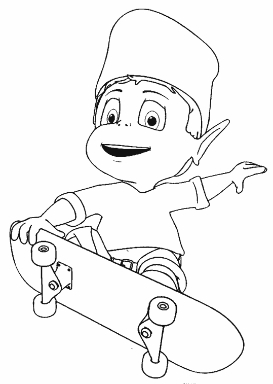 Coloring page: Adiboo (Cartoons) #23593 - Free Printable Coloring Pages