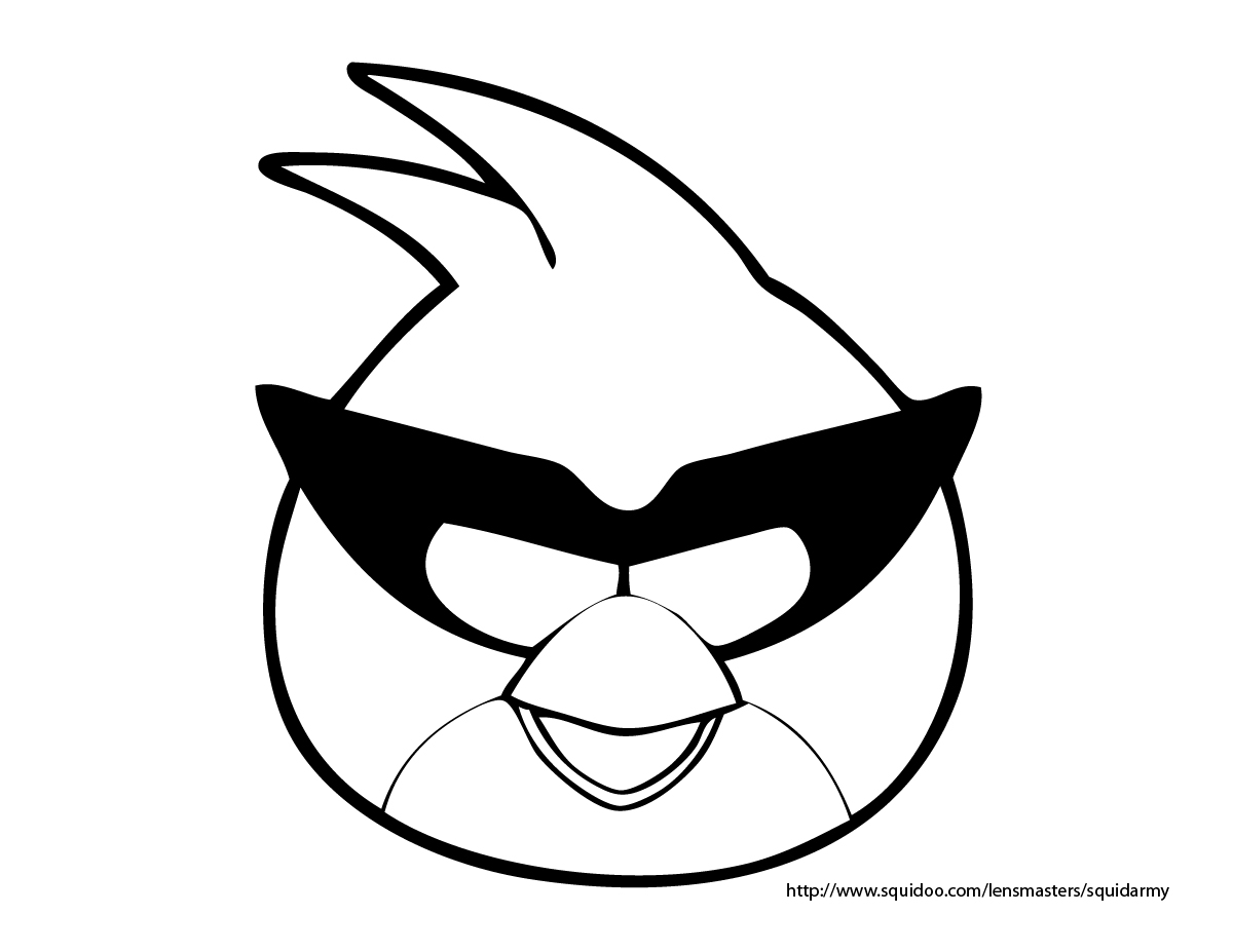Coloring page: Angry Birds (Cartoons) #25018 - Free Printable Coloring Pages