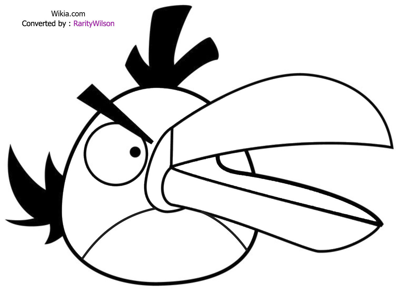 Coloring page: Angry Birds (Cartoons) #25029 - Free Printable Coloring Pages