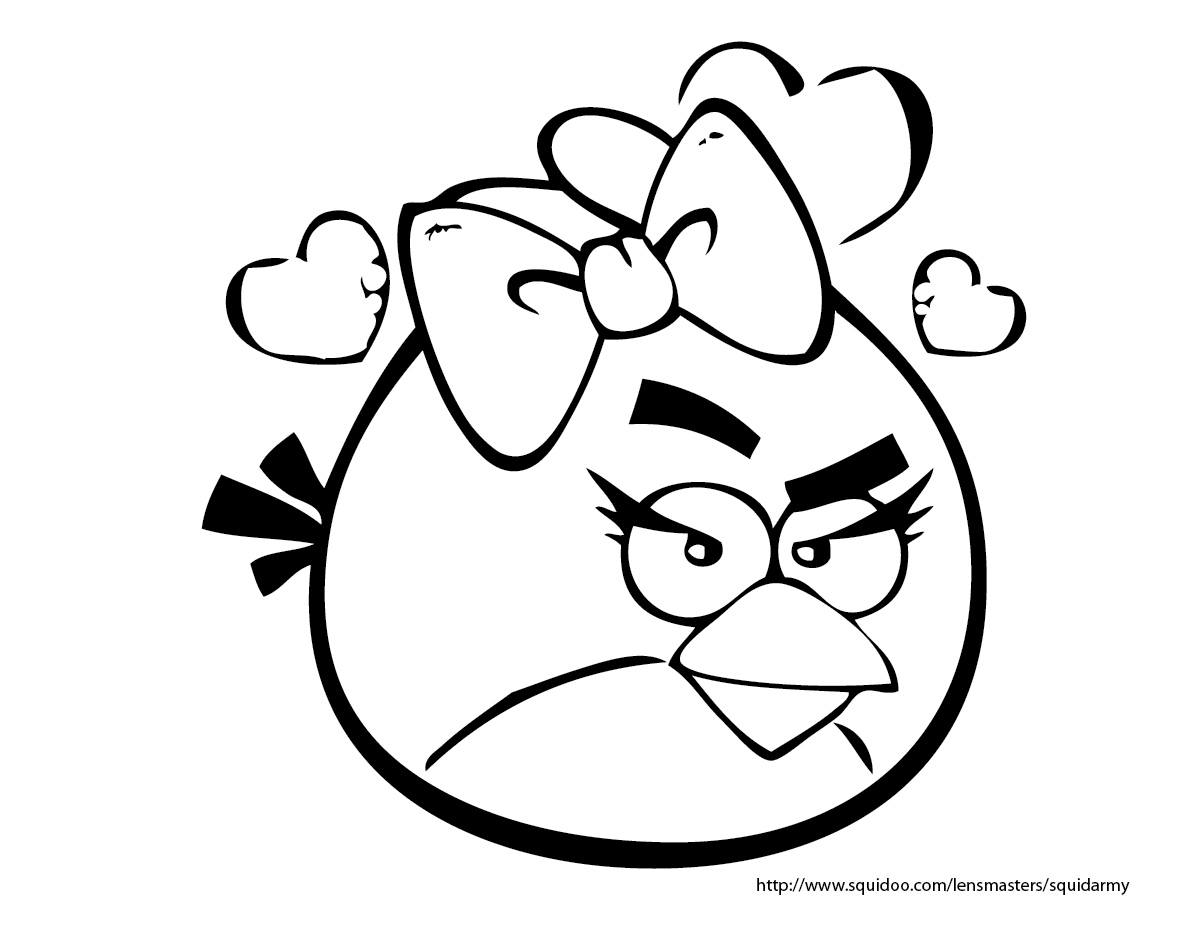 Coloring page: Angry Birds (Cartoons) #25038 - Free Printable Coloring Pages