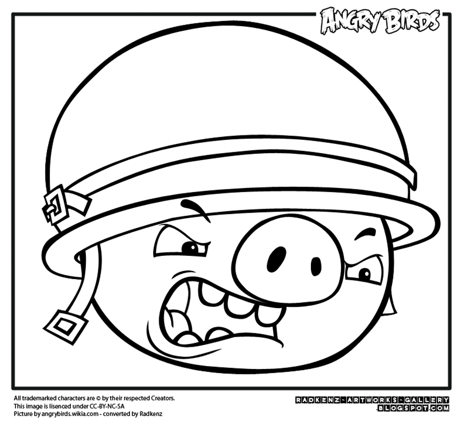 Coloring page: Angry Birds (Cartoons) #25067 - Free Printable Coloring Pages