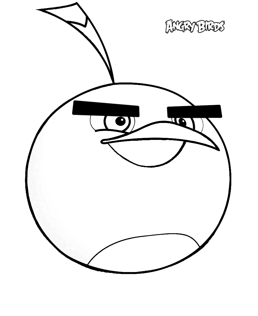 Coloring page: Angry Birds (Cartoons) #25133 - Free Printable Coloring Pages
