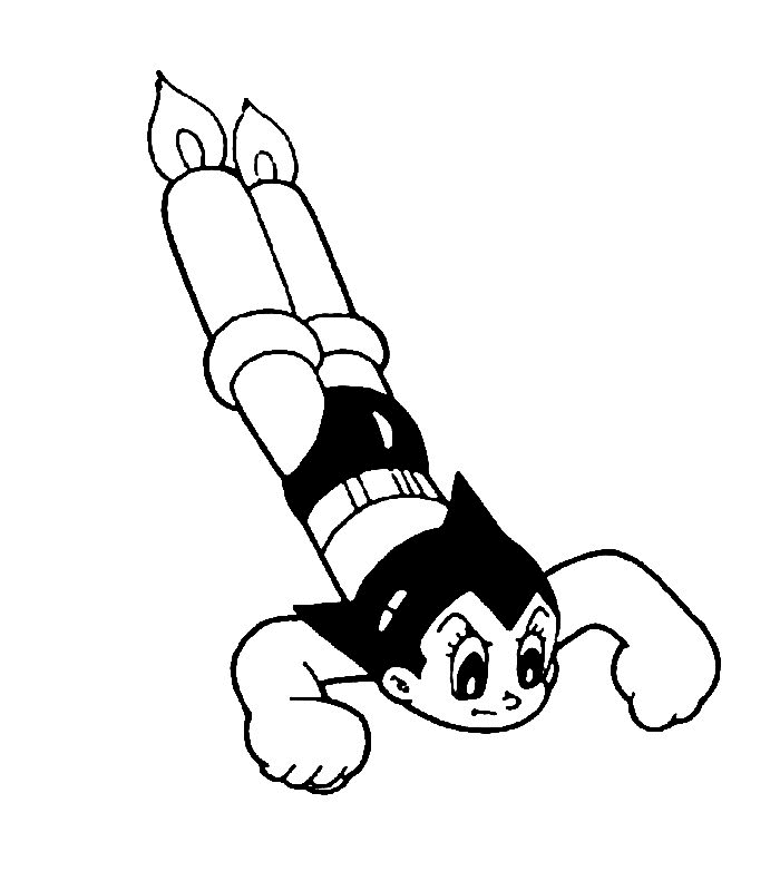Coloring page: Astroboy (Cartoons) #45359 - Free Printable Coloring Pages