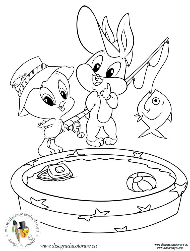 Coloring page: Baby Looney Tunes (Cartoons) #26541 - Free Printable Coloring Pages