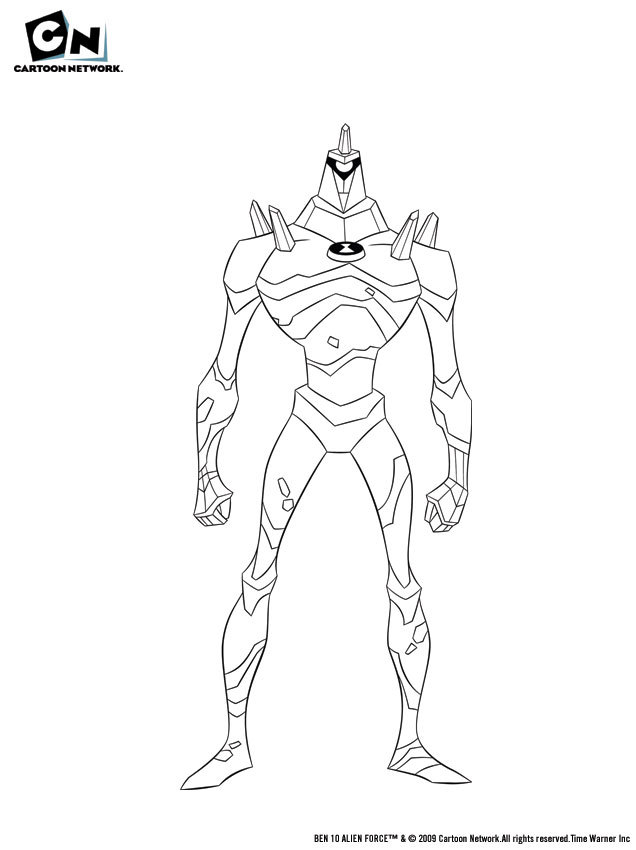 Coloring page: Ben 10 (Cartoons) #40458 - Free Printable Coloring Pages