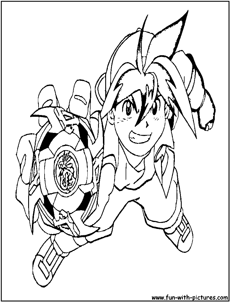 Coloring page: Beyblade (Cartoons) #46782 - Free Printable Coloring Pages