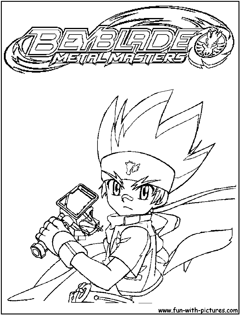 Coloring page: Beyblade (Cartoons) #46793 - Free Printable Coloring Pages