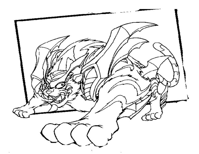 Coloring page: Beyblade (Cartoons) #46809 - Free Printable Coloring Pages