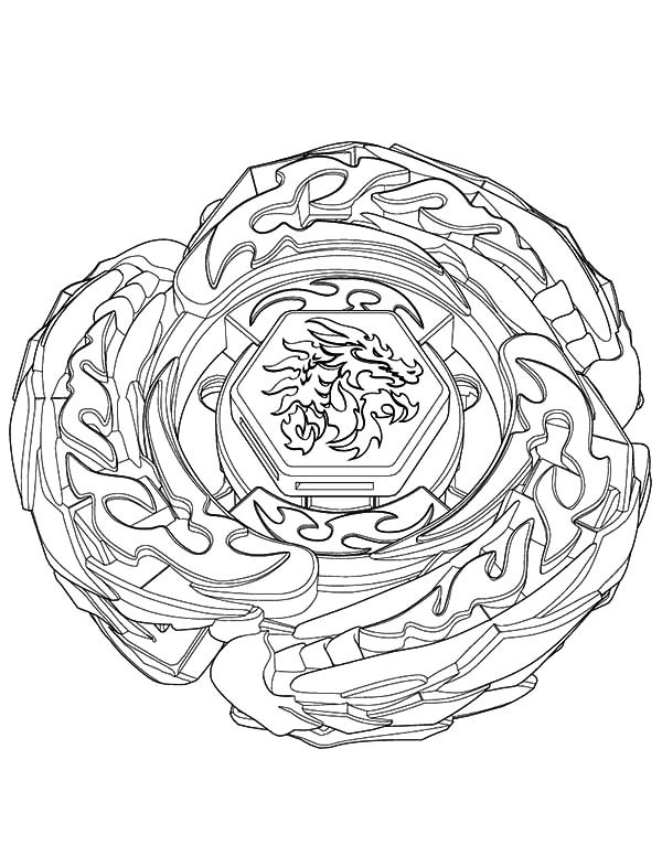 Coloring page: Beyblade (Cartoons) #46812 - Free Printable Coloring Pages
