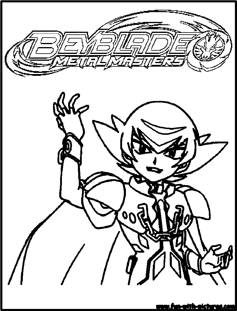 Coloring page: Beyblade (Cartoons) #46850 - Free Printable Coloring Pages