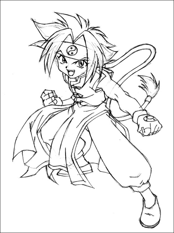 Coloring page: Beyblade (Cartoons) #46869 - Free Printable Coloring Pages