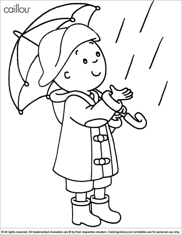 Coloring page: Caillou (Cartoons) #36219 - Free Printable Coloring Pages