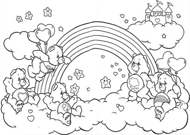 Coloring page: Care Bears (Cartoons) #37523 - Free Printable Coloring Pages