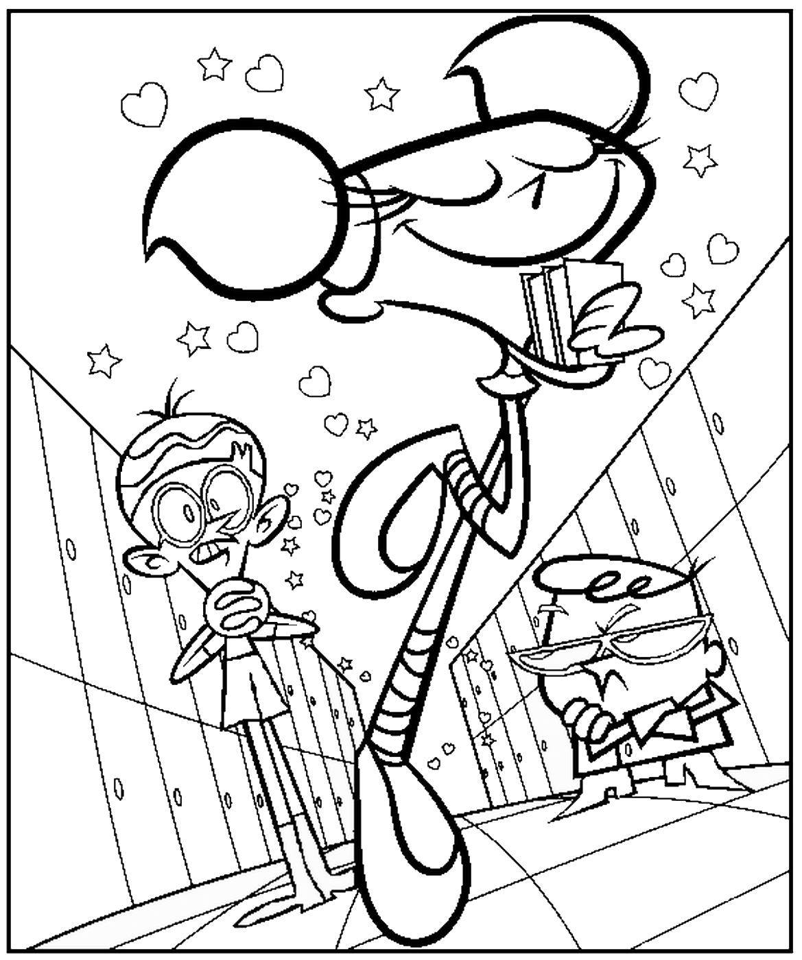 Coloring page: Dexter Laboratory (Cartoons) #50709 - Free Printable Coloring Pages