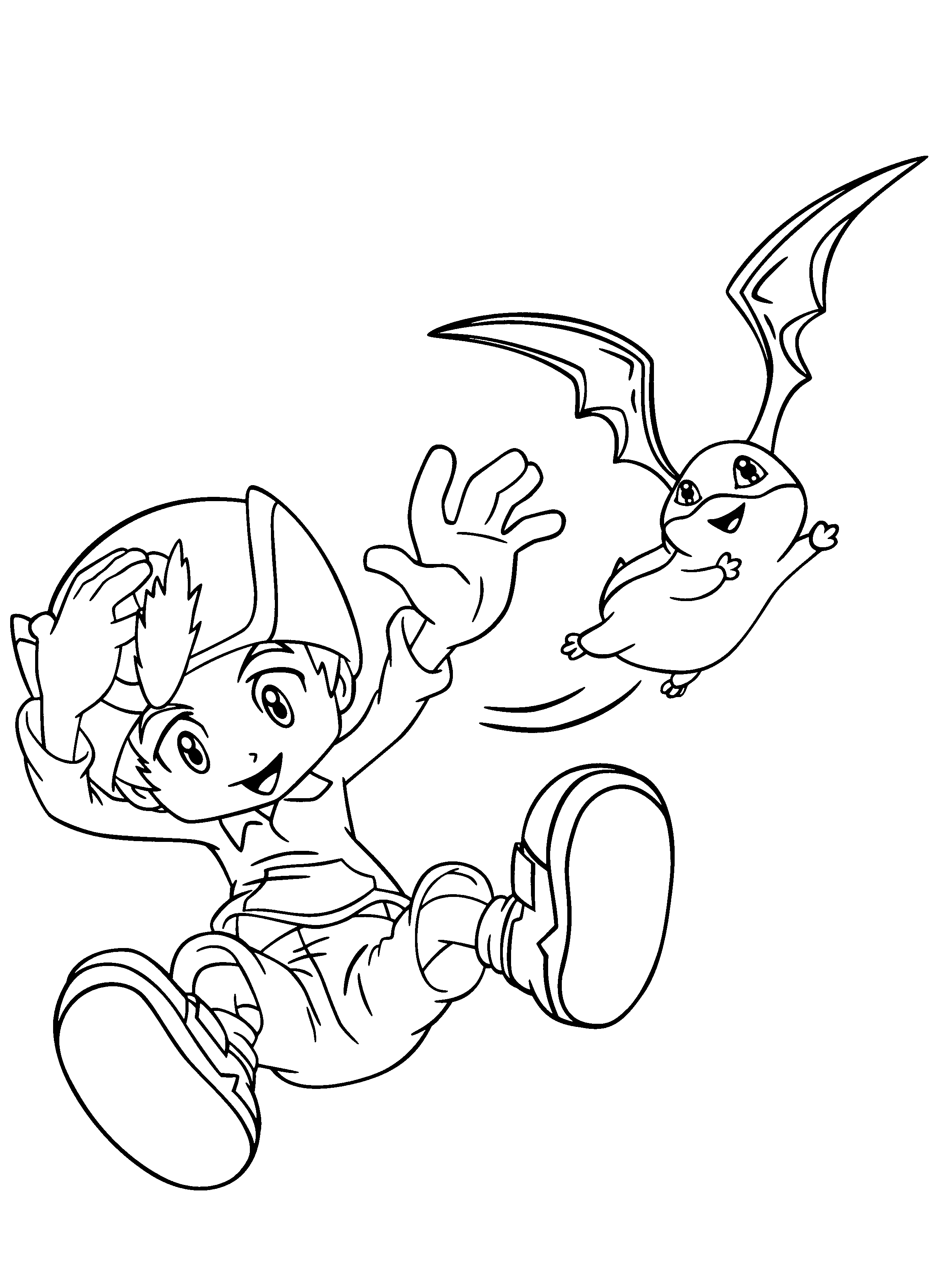 Coloring page: Digimon (Cartoons) #51434 - Free Printable Coloring Pages
