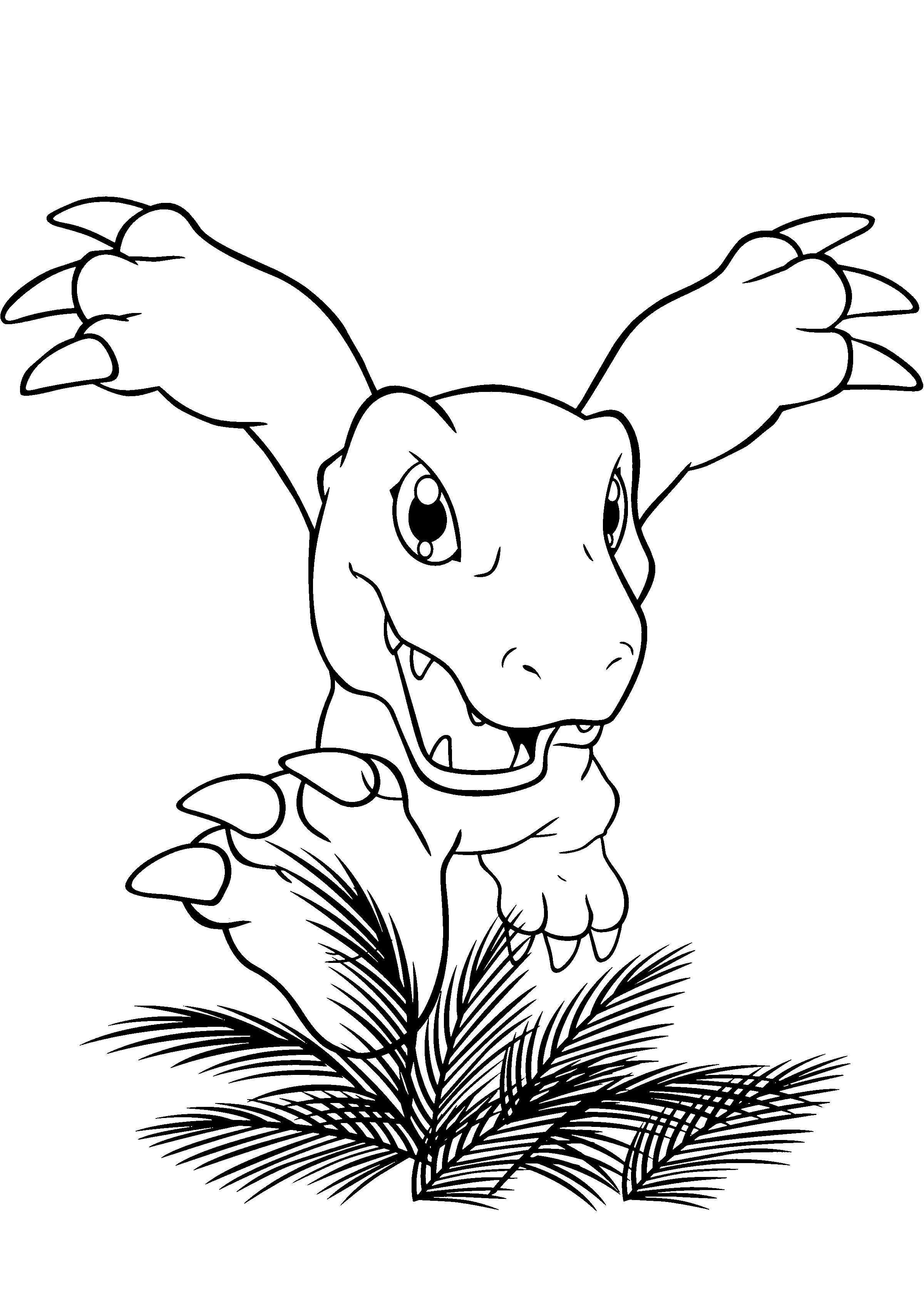 Coloring page: Digimon (Cartoons) #51553 - Free Printable Coloring Pages