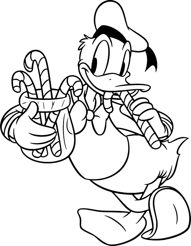 Coloring page: Donald Duck (Cartoons) #30225 - Free Printable Coloring Pages
