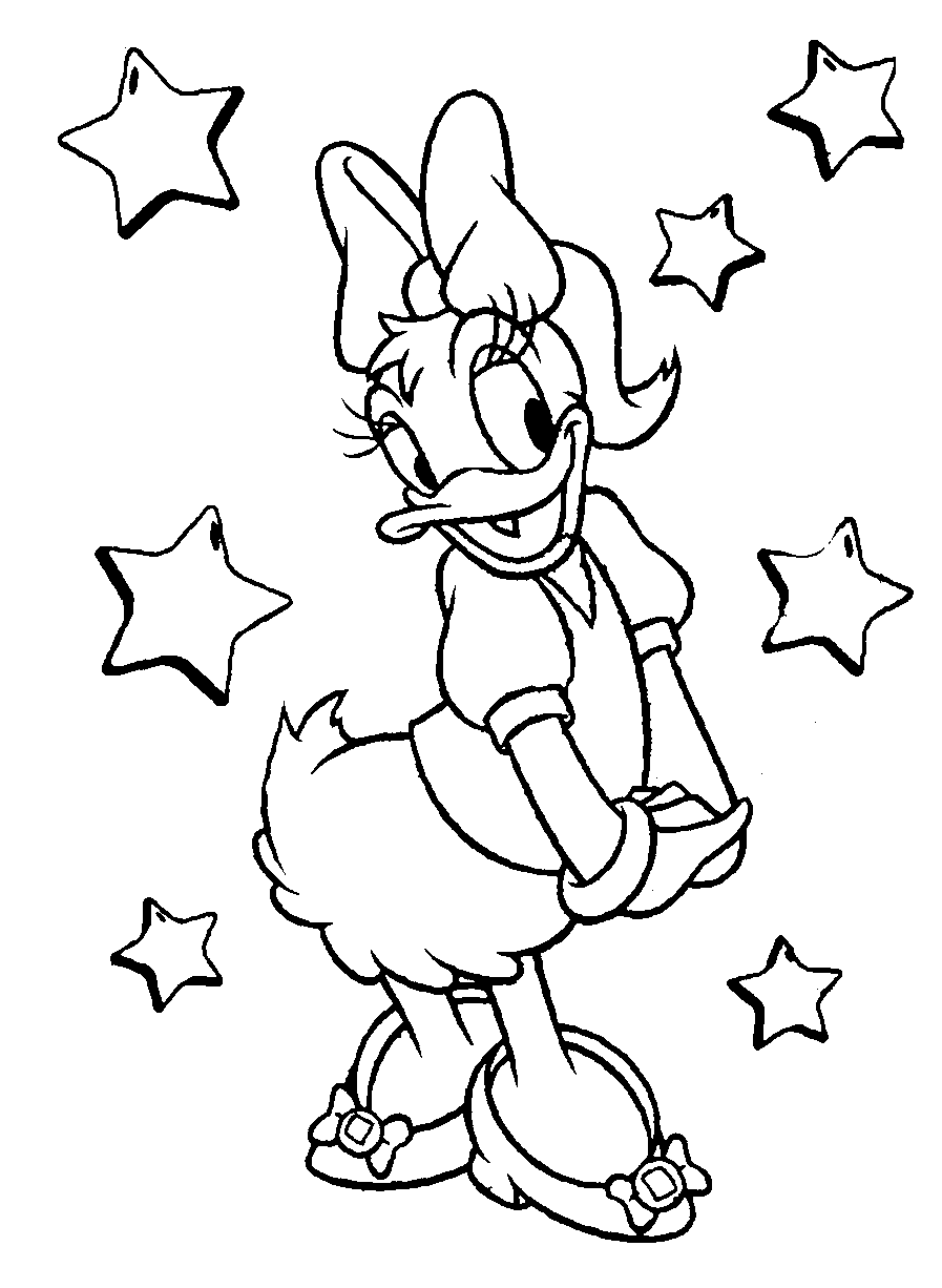 Coloring page: Donald Duck (Cartoons) #30252 - Free Printable Coloring Pages
