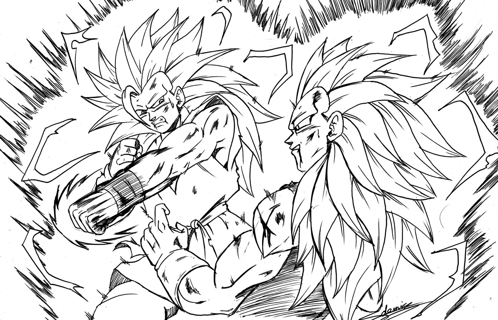 Coloring page: Dragon Ball Z (Cartoons) #38478 - Free Printable Coloring Pages