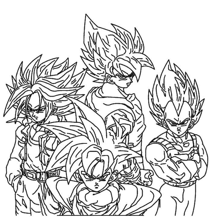 Coloring page: Dragon Ball Z (Cartoons) #38713 - Free Printable Coloring Pages