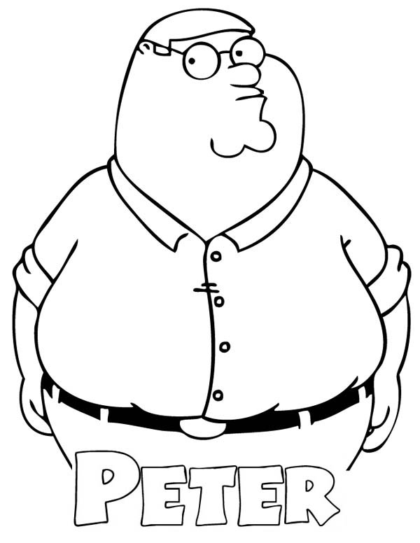 Coloring page: Family Guy (Cartoons) #48707 - Free Printable Coloring Pages