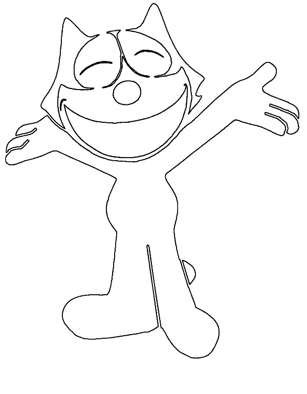 Coloring page: Felix the Cat (Cartoons) #47892 - Free Printable Coloring Pages
