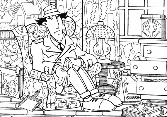 Coloring page: Gadget Inspector (Cartoons) #38903 - Free Printable Coloring Pages