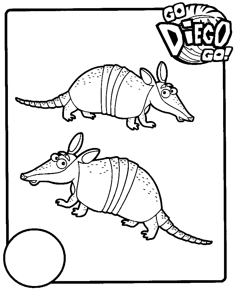 Coloring page: Go Diego! (Cartoons) #48546 - Free Printable Coloring Pages