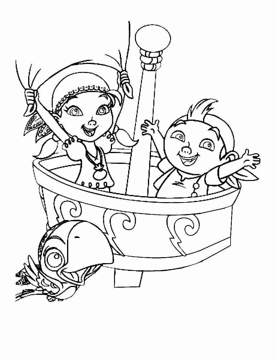Coloring page: Jake and the Never Land Pirates (Cartoons) #42282 - Free Printable Coloring Pages