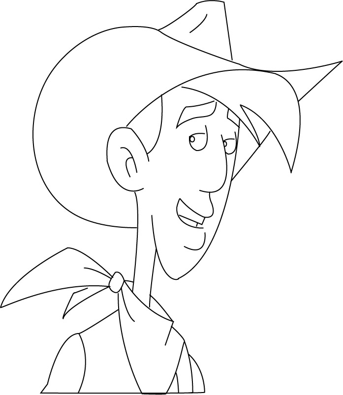 Coloring page: Lucky Luke (Cartoons) #25528 - Free Printable Coloring Pages