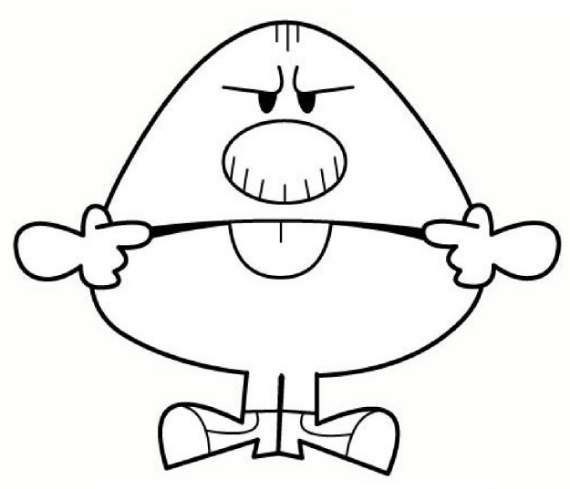 Coloring page: Mr. Men Show (Cartoons) #45502 - Free Printable Coloring Pages