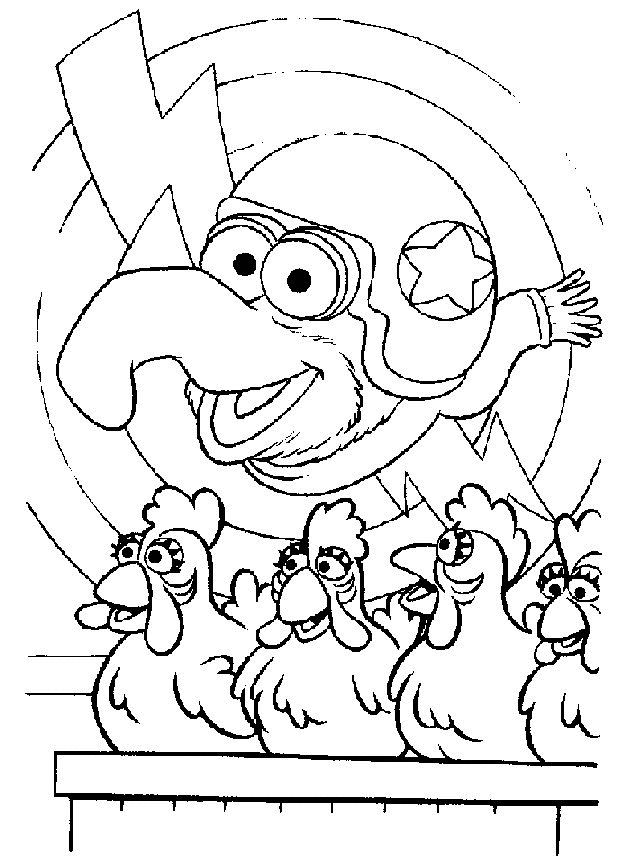 Coloring page: Muppets (Cartoons) #31874 - Free Printable Coloring Pages