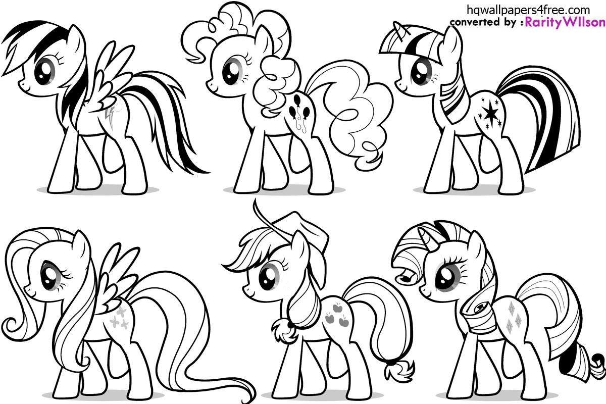 Coloring page: My Little Pony (Cartoons) #41872 - Free Printable Coloring Pages