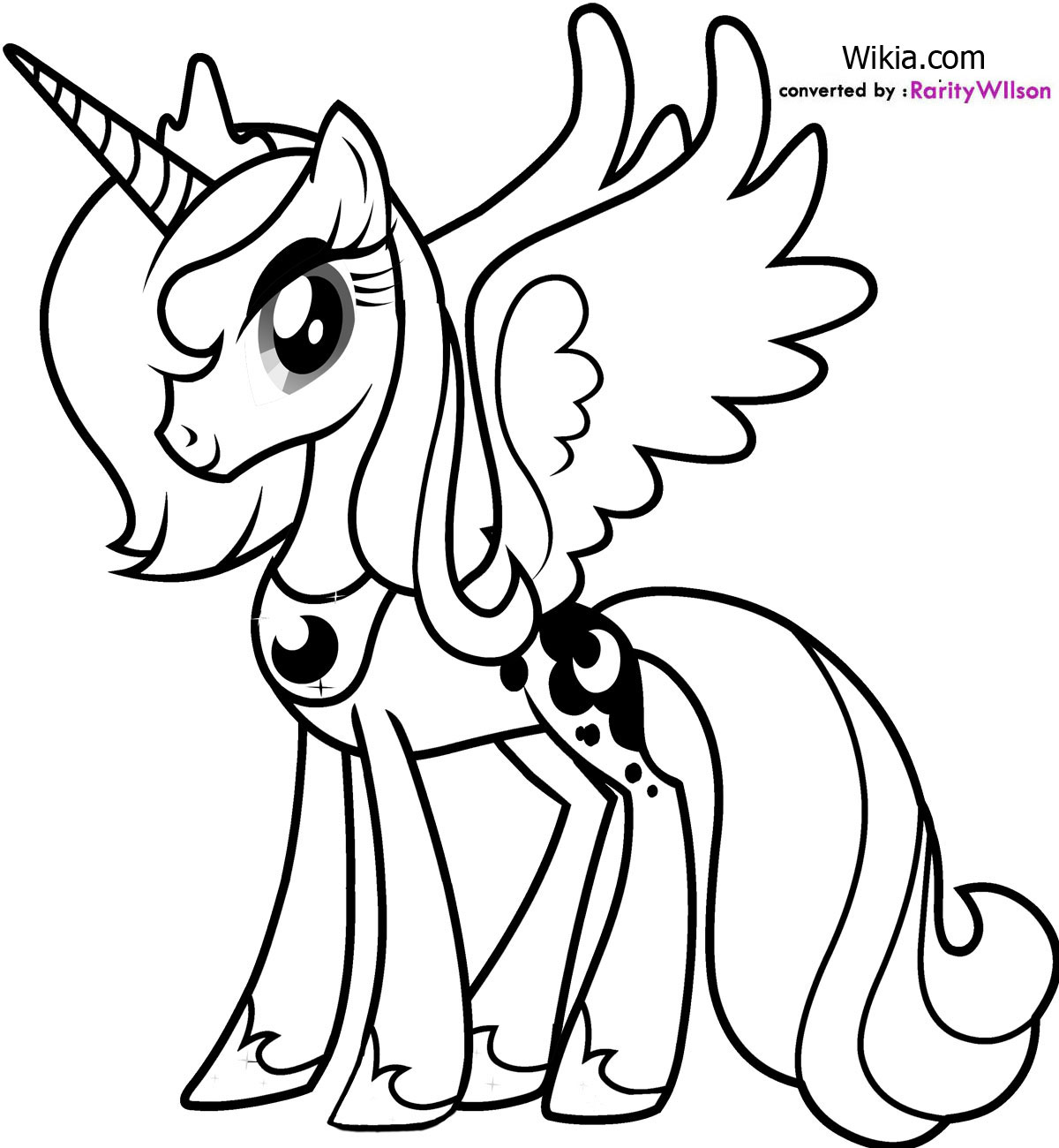 Coloring page: My Little Pony (Cartoons) #42209 - Free Printable Coloring Pages