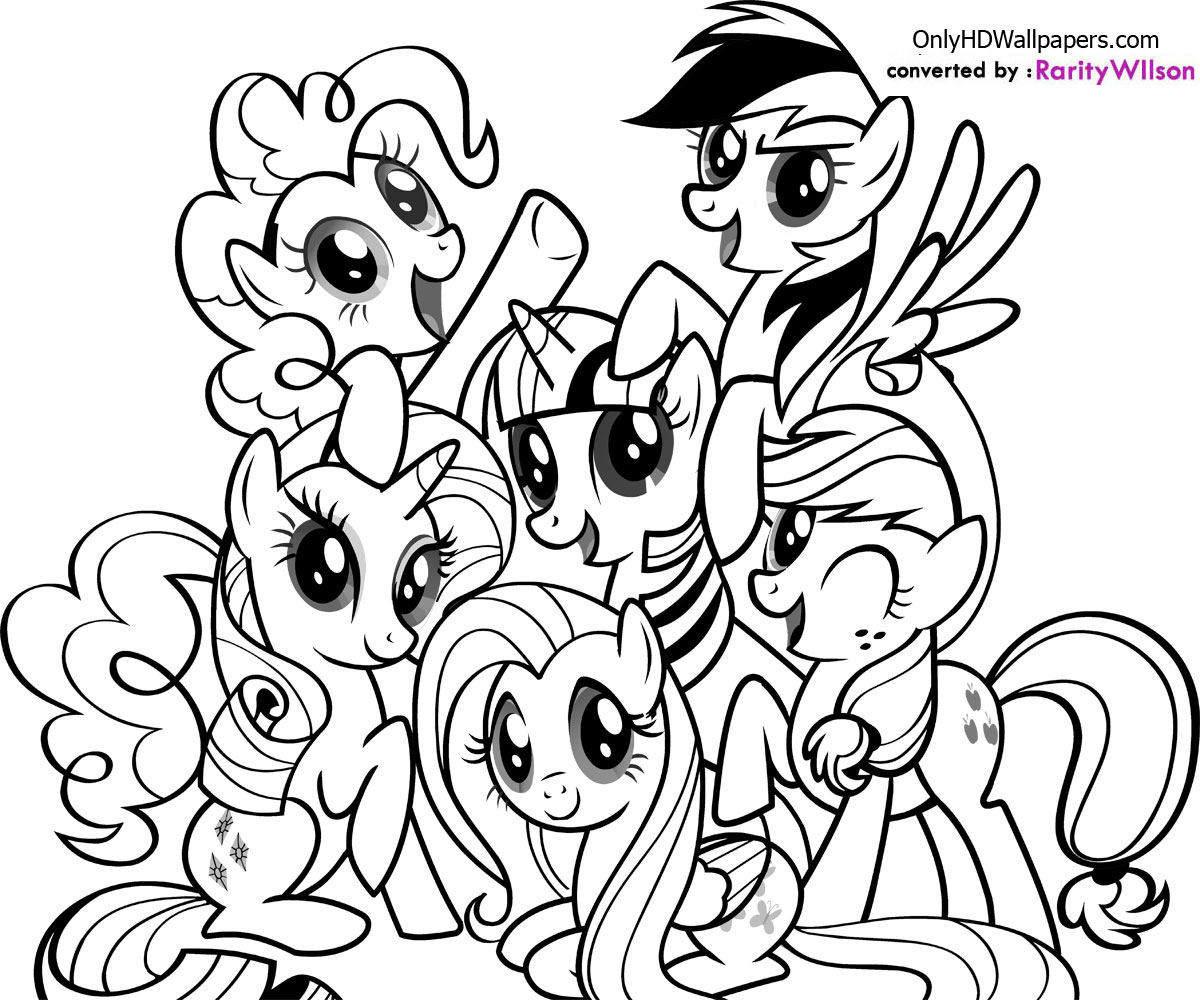 Coloring page: My Little Pony (Cartoons) #42218 - Free Printable Coloring Pages