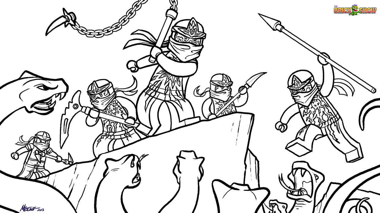 Coloring page: Ninjago (Cartoons) #23991 - Free Printable Coloring Pages