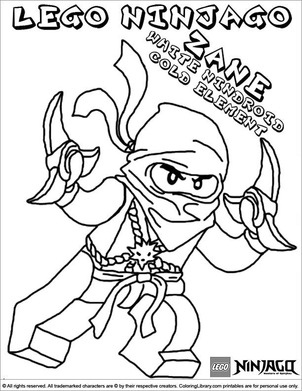 Coloring page: Ninjago (Cartoons) #24095 - Free Printable Coloring Pages