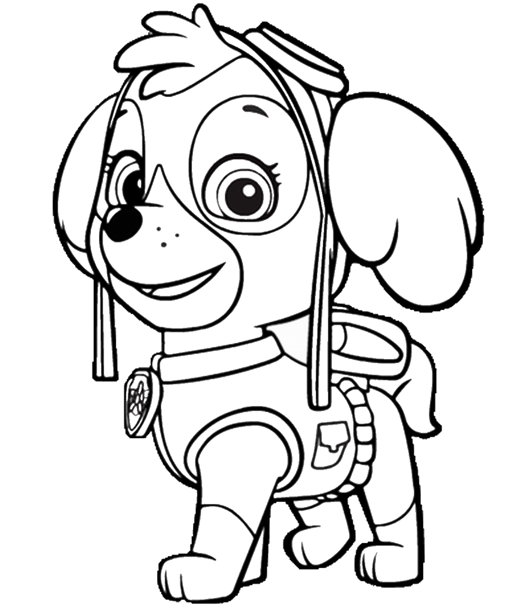 Coloring page: Paw Patrol (Cartoons) #44352 - Free Printable Coloring Pages