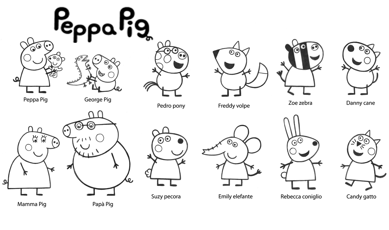 Coloring page: Peppa Pig (Cartoons) #43952 - Free Printable Coloring Pages