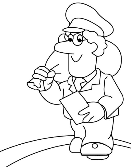 Coloring page: Postman Pat (Cartoons) #49528 - Free Printable Coloring Pages