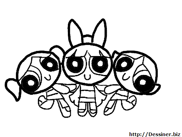 Coloring page: Powerpuff Girls (Cartoons) #39404 - Free Printable Coloring Pages